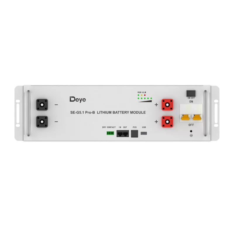 Deye 5.32kWh lithium-ion battery.
